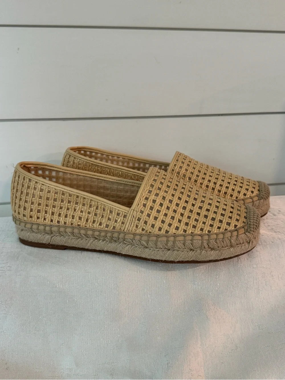 J. Crew - Woven Espadrille Slip-On Flats in Natural